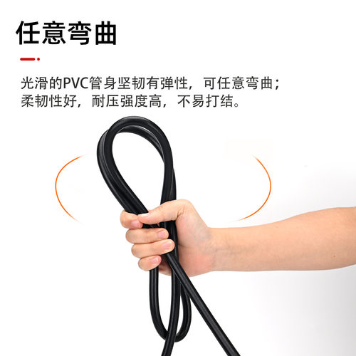 适配凯驰k2-k7高压洗车机清洗机高压水管PVC延长管防爆高压管15米