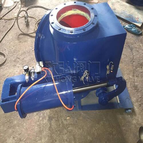 PZ648MX偏置式气动钟阀 高温 法兰 高压 QYPZ648MX 欣弘阀门