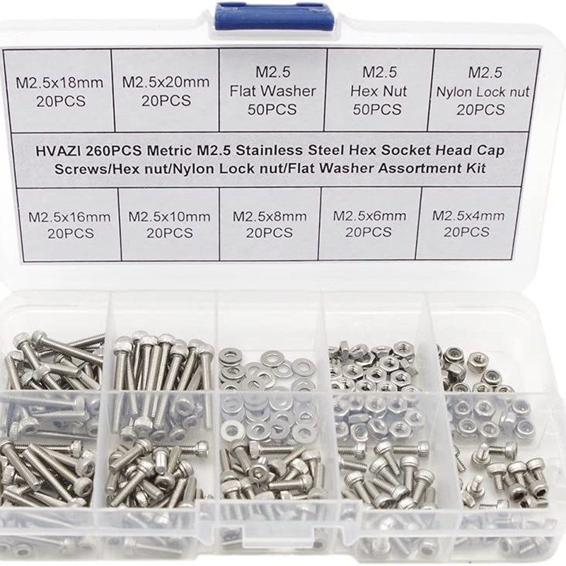 210件杯头内六角螺钉304不锈钢圆柱头内六角螺丝分类螺钉分类套件,五金/工具,螺钉,淘宝优惠券,粉丝福利购,淘宝优惠卷