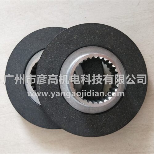 诺德5.5/7.5kw132机座电机FDB20刹车器BRE100转子100Nm摩擦盘28齿