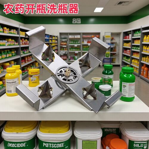 农药开瓶洗瓶器飞防植保洗瓶农用高压兑药器不锈钢刀架纯铜喷头
