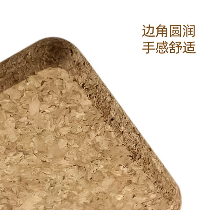 省力压实地板的软木块PVC塑胶地板施工手动工具赶压放气软木推板