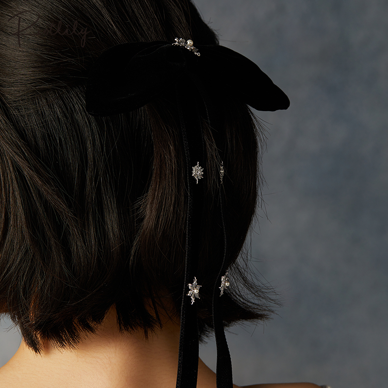 Riotlily/艾特里里冰雪幻境系列发饰经典送女友礼物蝴蝶结头饰