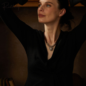 礼物百搭款 Riotlily 艾特里里金钱豹新年系列项链女款 豹头复古