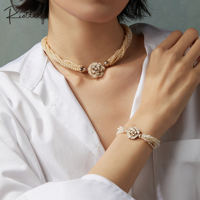 Riotlily/艾特里里Camélia山茶花系列项链春季礼物柔美精致感