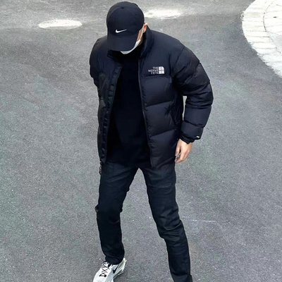 妍姐北面羽绒服男1996短款保暖