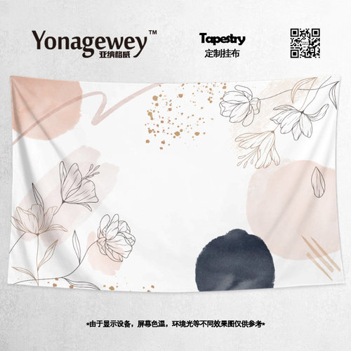 桂花岩桂木犀背景布海报挂布挂毯