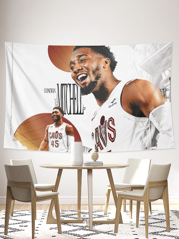 스파이더맨 도노반 미첼 농구 스타 같은 스타일 사진 주변 장식 그림 배경 포스터 태피스트리 교수형 천