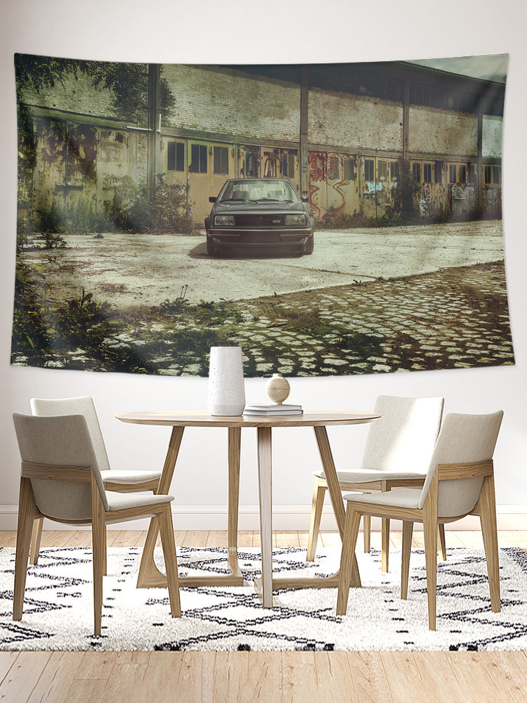 폭스바겐 제타 킹 제타 자동차 수정 감상 주변 장식 그림 배경 벽 천 포스터 교수형 천 태피스트리 그림
