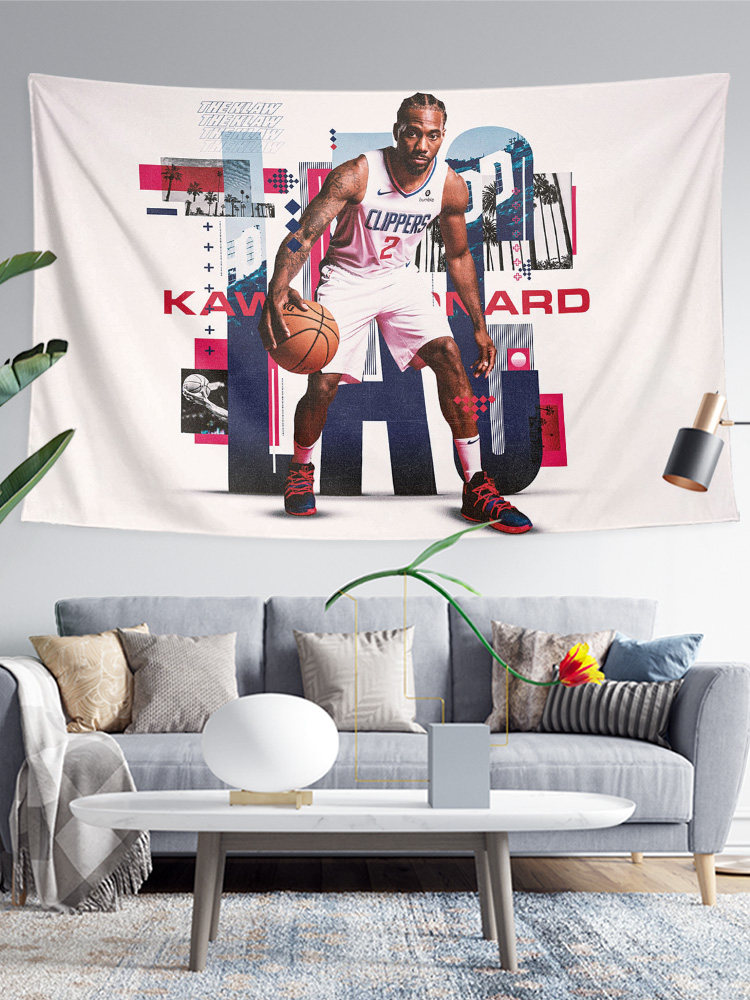 LEONARD KAWHI LEONARD KAWAII 주변 장식 포스터 배경 천으로 매달려 천으로 벽 취재 태피스트리 그림