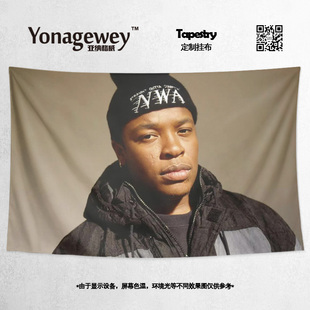 Dr. Dre德瑞博士美国匪帮饶舌说唱歌手周边背景墙布海报挂布挂毯