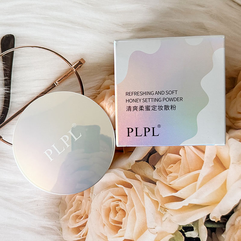 PLPL清爽柔蜜定妆散粉焦妆感持妆不易暗沉细腻服帖控油修饰肤色
