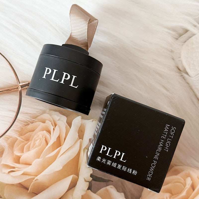 PLPL柔光雾绒发际线粉防水防汗修容阴影自然遮高额头秃头柔光补发