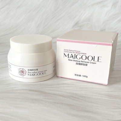 MAIGOOLE玫瑰卸妆膏温和深层清洁100g玫瑰花朵精华卸妆舒缓保湿