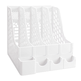 书架文件框书立架桌面书架A4文件夹收纳盒书立文件架书桌资料置物架放文件架子文件座文具架办公桌用品