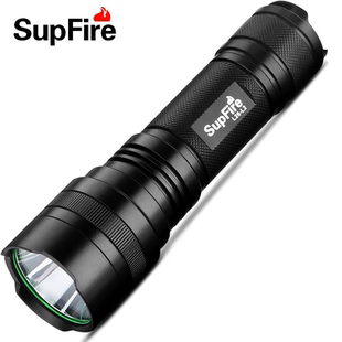 SUPFIRE神火L26-L2强光手电筒26650可充电式LED灯36远射王usb充电