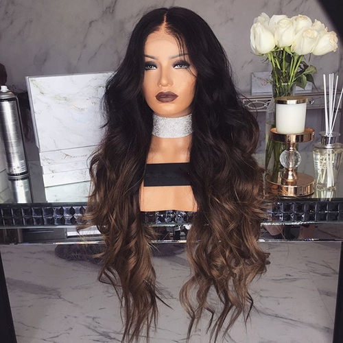 Natural Straight Wigs Black Synthetic Hair Short Wig复古假发