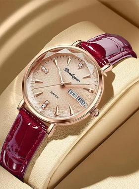 Ladies Quartz Wrist Watches Dress Watch Women Crystal Diamon