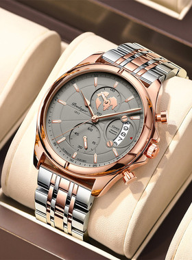 Waterproof luminous men'watch gift set for boyfriend or dad