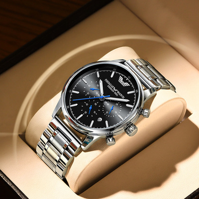 Men's sports watch quartz watches wristwatch功能石英表男表