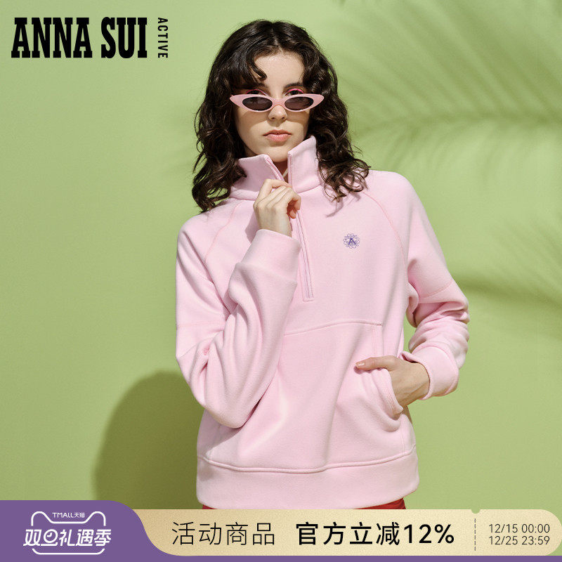 ASA安娜苏针织套头立领卫衣