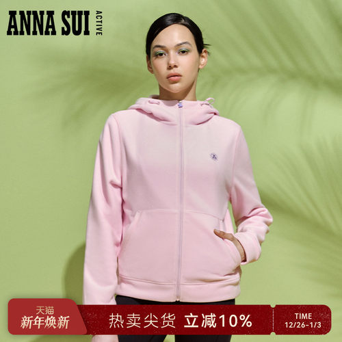 ASA安娜苏摇粒绒针织外套