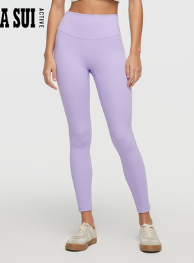 ANNA SUI安娜苏运动 棉花糖系列 3A抗菌一片式瑜伽裤高腰legging