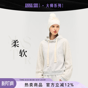 波西米亚风蕾丝卫衣收腰显瘦 Master大师系列 ANNA SUI安娜苏运动