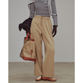 刚需B备 松紧腰针织慵懒 东丽发热面料 三所vintage 宽松卫衣长裤