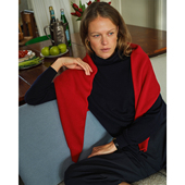 三所vintage 美丽奴羊毛上衣 柔软亲肤经典 高领长袖 套头打底衫