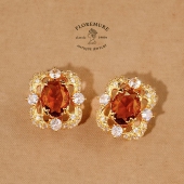 「玛戈王后」维多利亚风格 古董耳饰秋冬搭配耳夹floremure古董廊