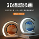 创意新款 桌面流沙画小夜灯智能无线充电高级感商务礼品沙漏摆件灯