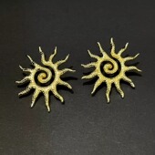 Helio Vintage古着 Gilded Twist耳饰