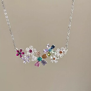 Vintage古着 Floral Star Trails项链