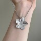 steel Vintage古着 Titanium flowers项链