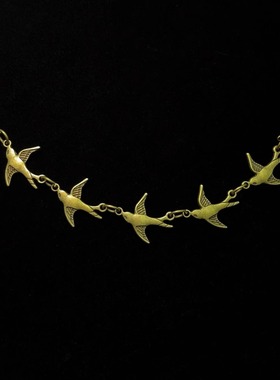 Vintage古着 Birds in the wilderness项链