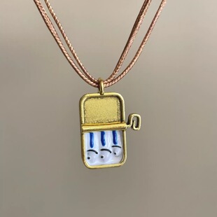 Vintage古着 Canned sardines项链