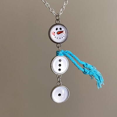 Vintage古着 Little snowman项链