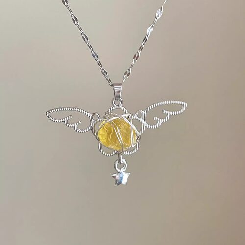 手工 Angel Wish Star项链
