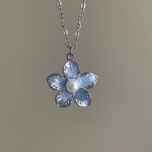 blossoms项链 cherry Vintage古着 Pearl