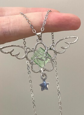 手工 Angel Wish Star项链