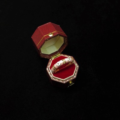 Vintage古着 Zircon oil drops戒指