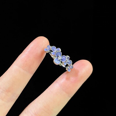 Vintage古着 Dropping wisteria flower戒指