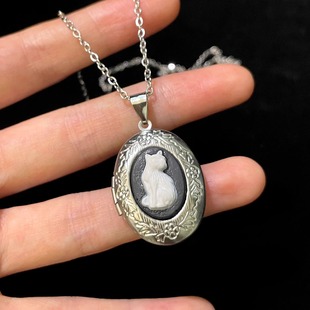 box项链 cat Vintage古着 Mysterious