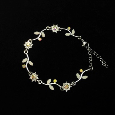 Vintage古着 Glazed flower branch手链