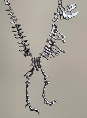 Vintage古着 Dragon skeleton项链