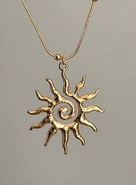 Vintage古着 The sun of fate项链