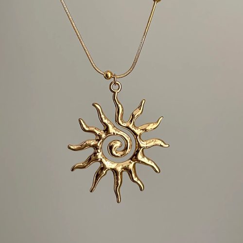 Vintage古着 The sun of fate项链