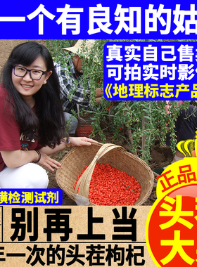 宁夏枸杞特级500g大粒免洗泡正宗天然中宁苟构茶男肾黑官方旗舰店