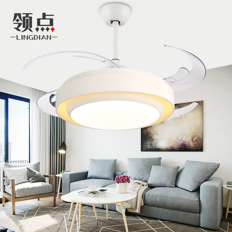 客厅变频带风扇的吊扇灯现代简约侧发光遥控家用吊扇风扇灯包邮在类目 生活电器, 吊扇中 - 来自Buy2taobao.com提供专业的淘宝代购服务